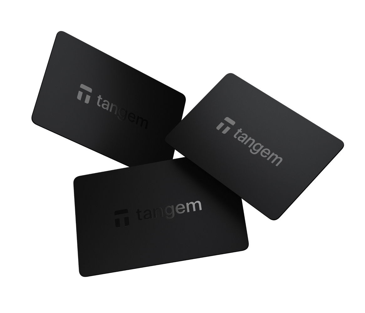 Tangem Classic Black, drei Karten