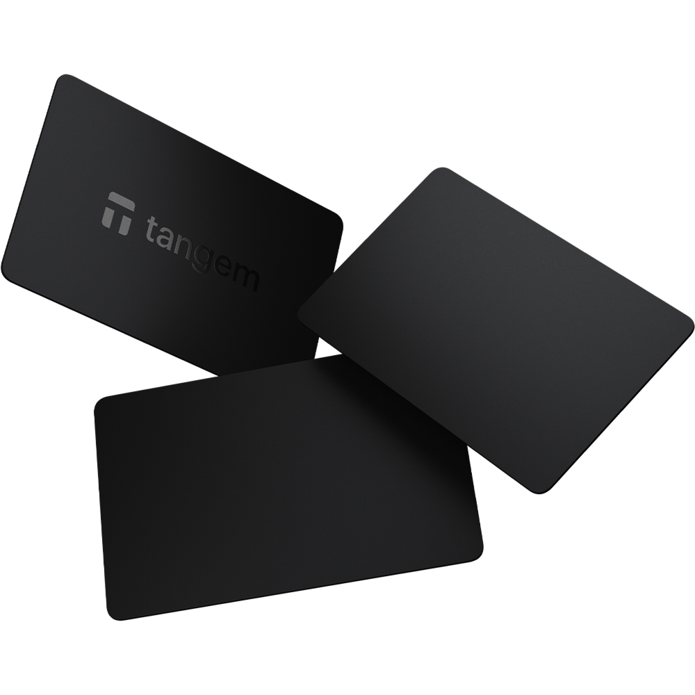 Tangem Stealth Black Karten